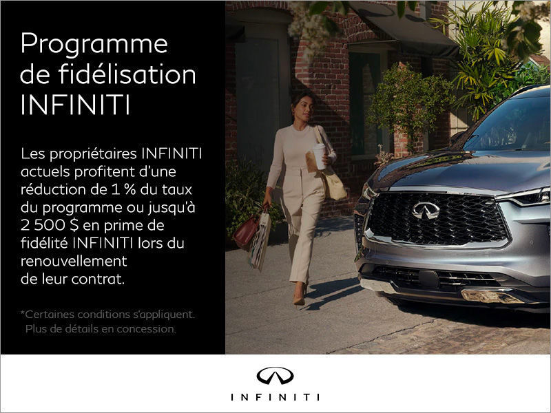 Programme de fidélisation INFINITI