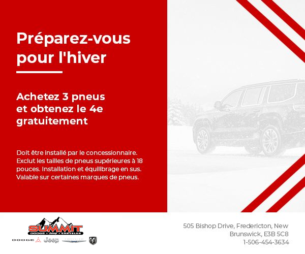 Obtenez un pneu gratuit