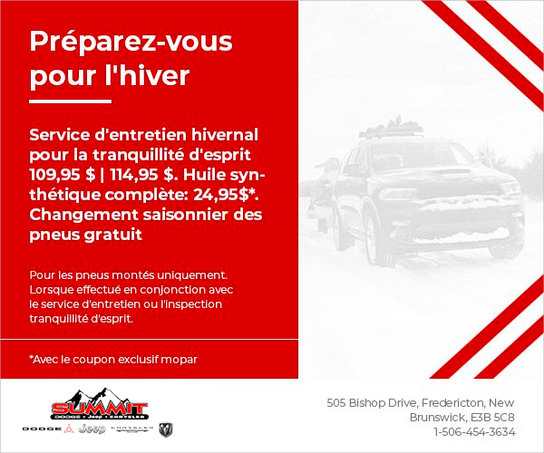 Service d'entretien hivernal