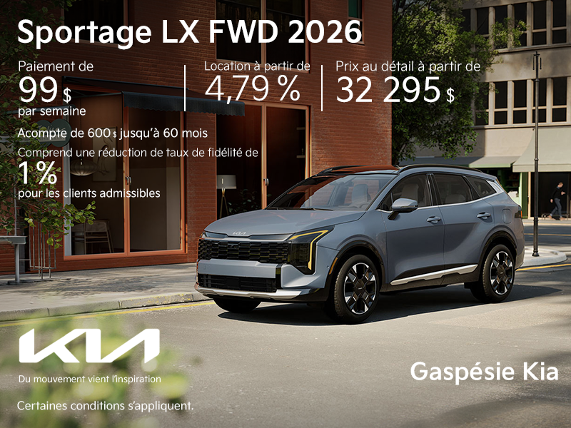 Sportage LX FWD 2026