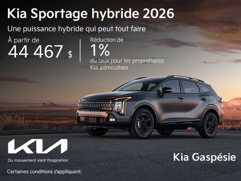 Kia Sportage hybride 2026