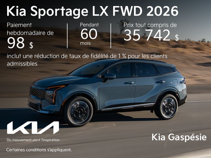 Kia Sportage LX FWD 2026
