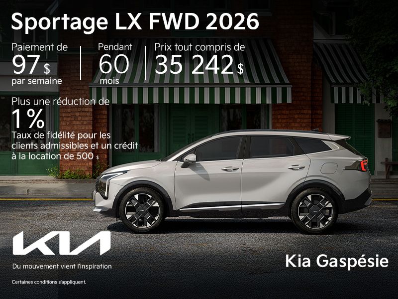 Kia Sportage LX FWD 2026