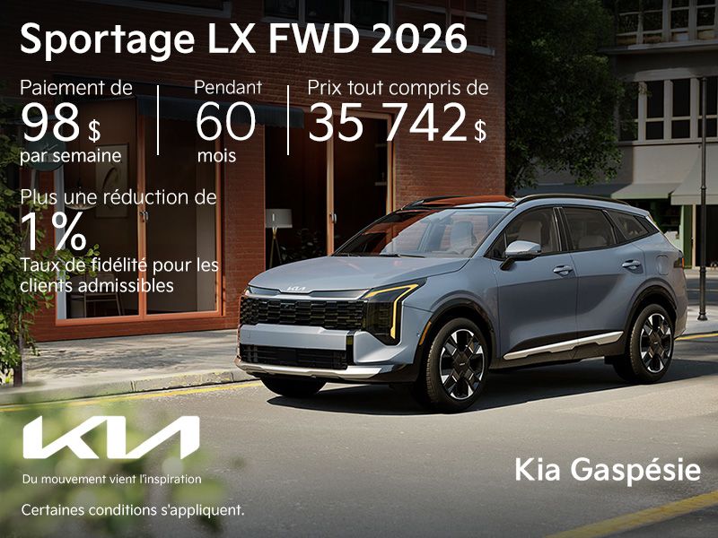 Kia Sportage LX FWD 2026