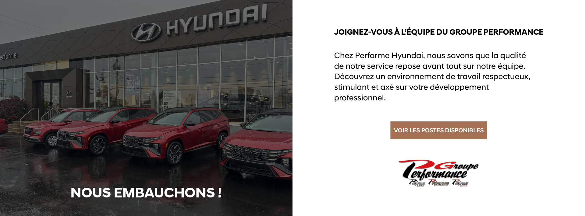 Nous embauchons ! Nous embauchons !