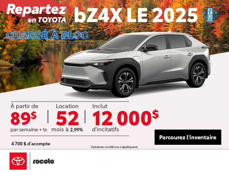 bZ4X LE 2025