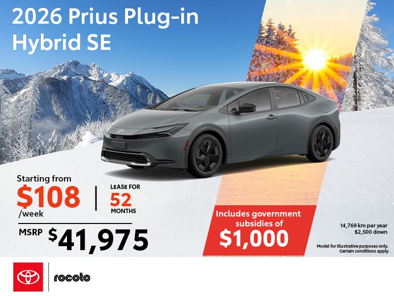 2026 Prius Plug-In Hybrid SE