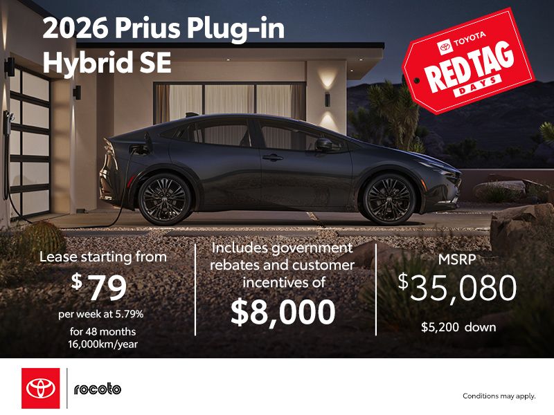 2026 Prius Plug-In Hybrid SE