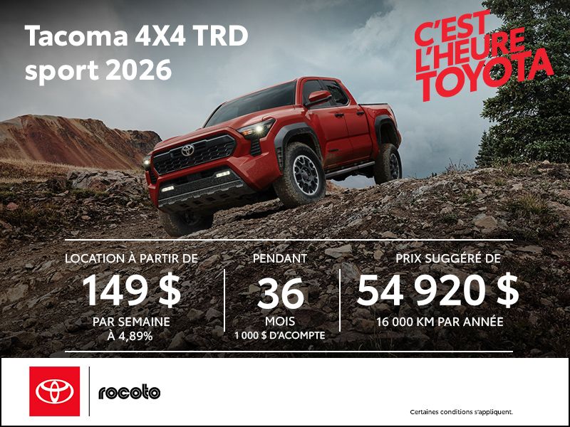 Tacoma 4X4 TRD sport 2026