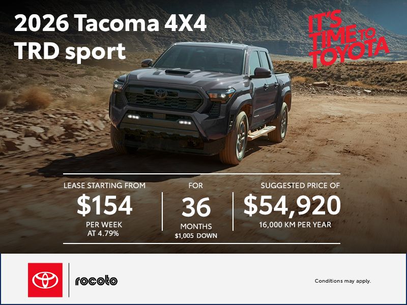 2026 Tacoma 4X4 TRD Sport