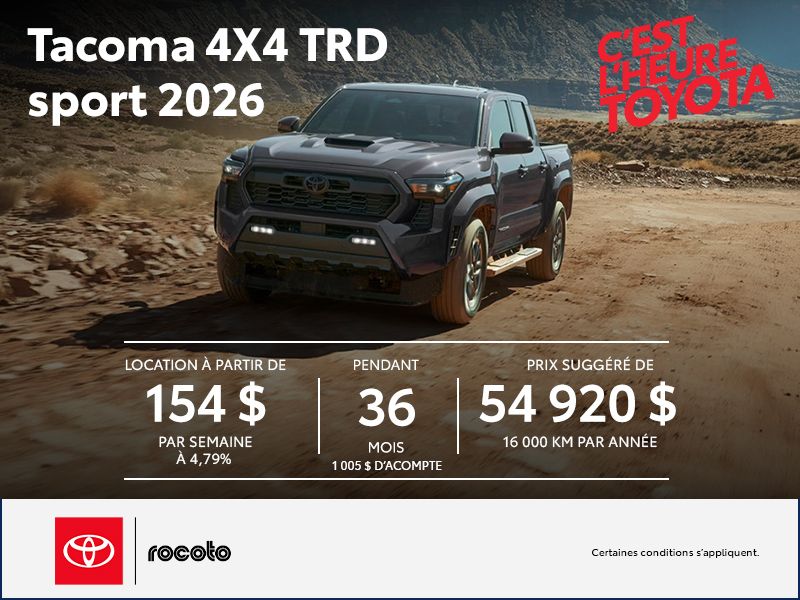 Tacoma 4X4 TRD sport 2026