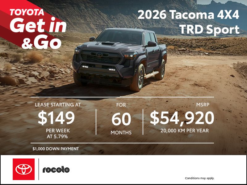 2026 Tacoma 4X4 TRD Sport