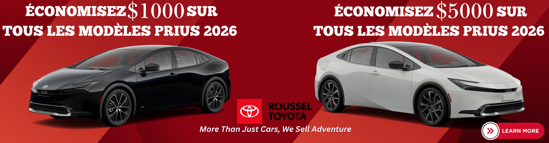 Grosse économie sur les Toyota Prius 2025 et 2026 – Commencez votre aventure dès aujourd’hui !