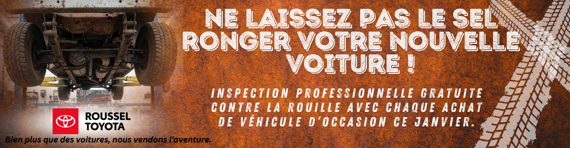 Inspection gratuite contre la rouille ce janvier !