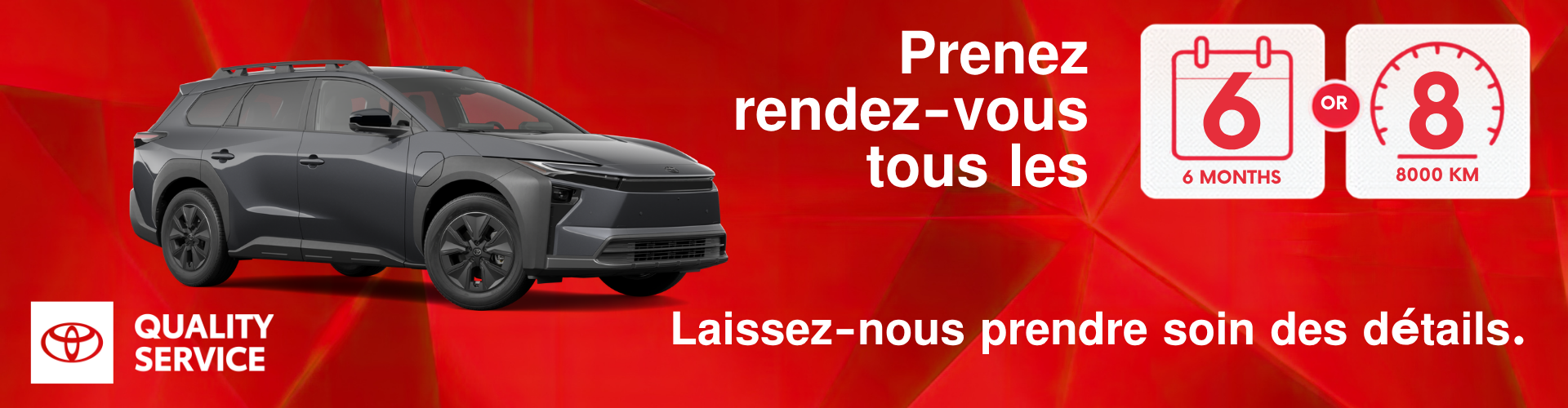 Laissez-nous prendre soin des détails.