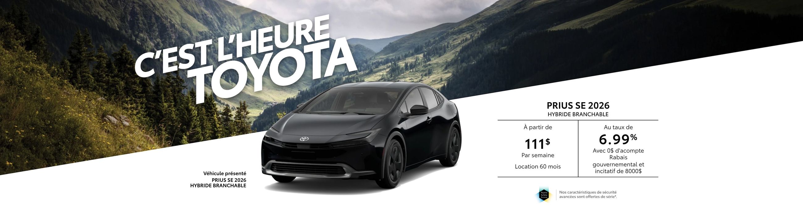 Prius Hybride Branchable SE 2026 Prius Hybride Branchable SE 2026