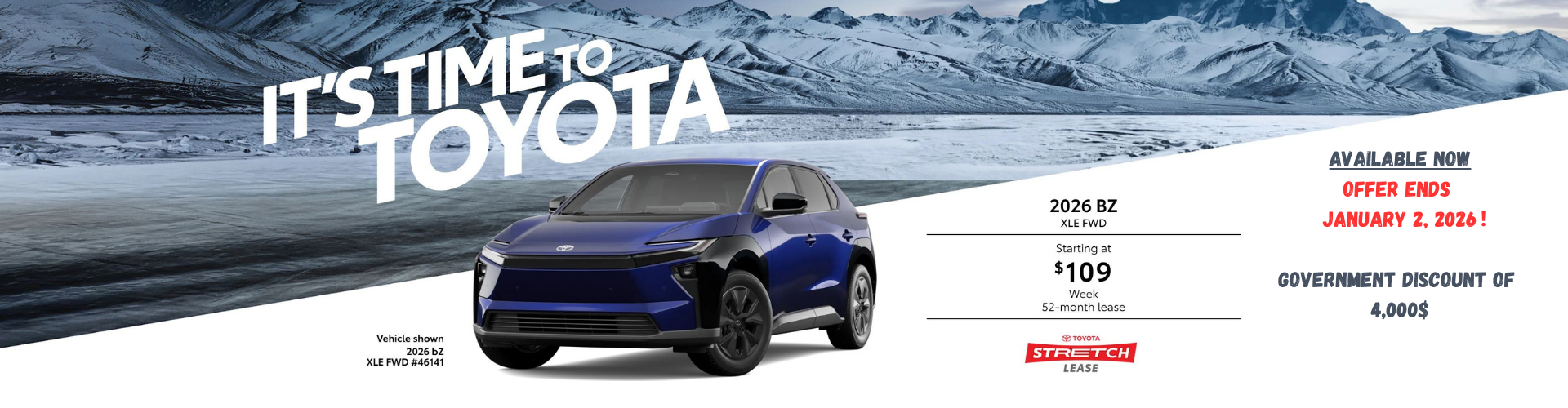 It's time to Toyota - 2026 BZ