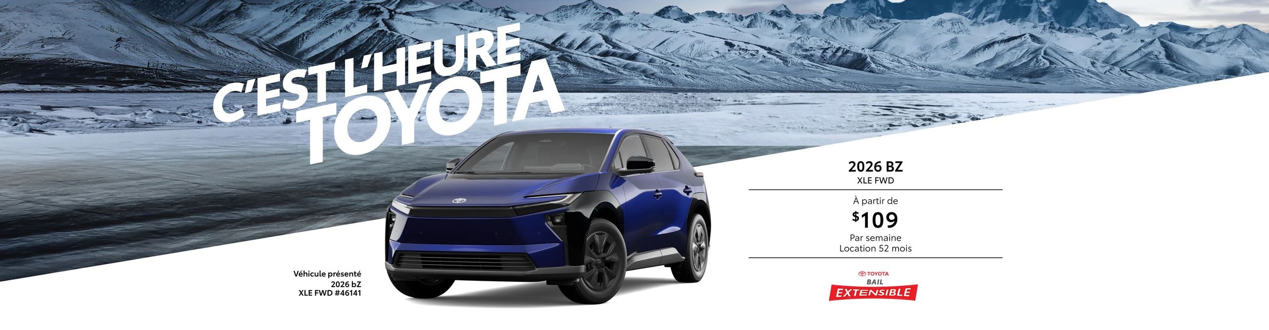 C'est l'heure Toyota - BZ 2026