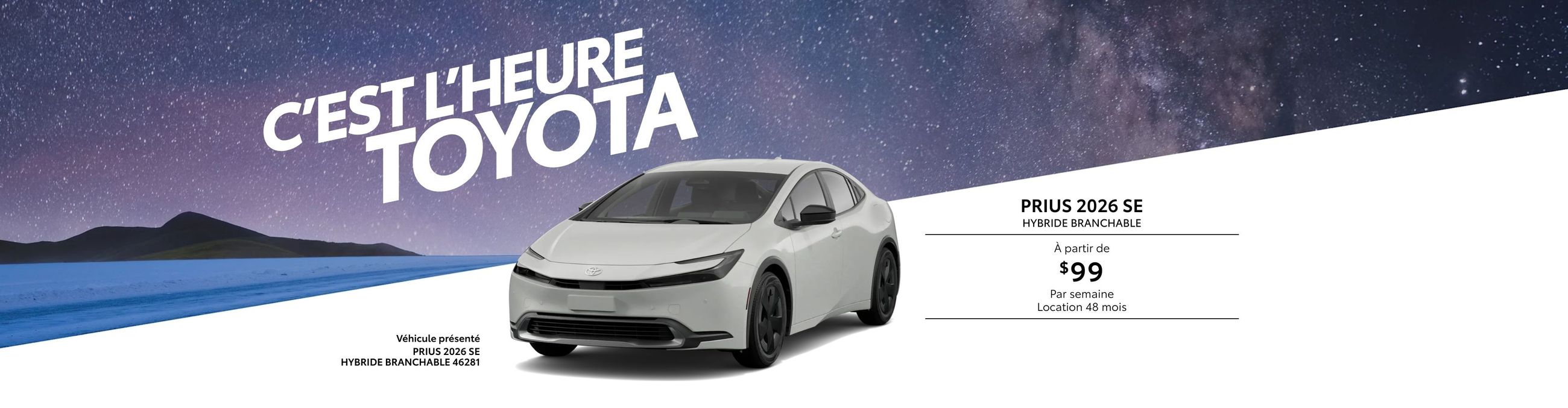 C'est l'heure Toyota - Prius 2026 C'est l'heure Toyota - Prius 2026