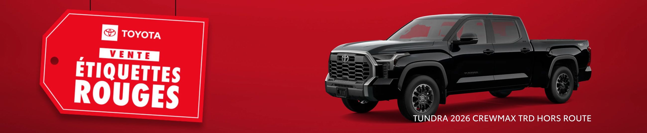 Tundra 2026 Crewmax TRD Hors Route