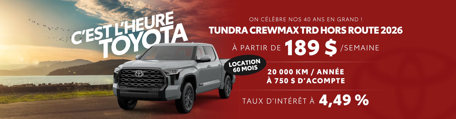 Tundra Crewmax TRD hors route 2026 Tundra Crewmax TRD hors route 2026