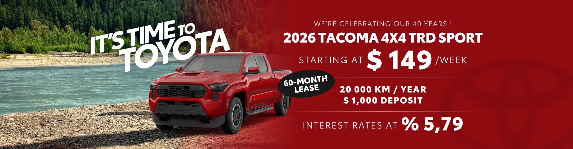 2026 Tacoma 4X4 TRD Sport