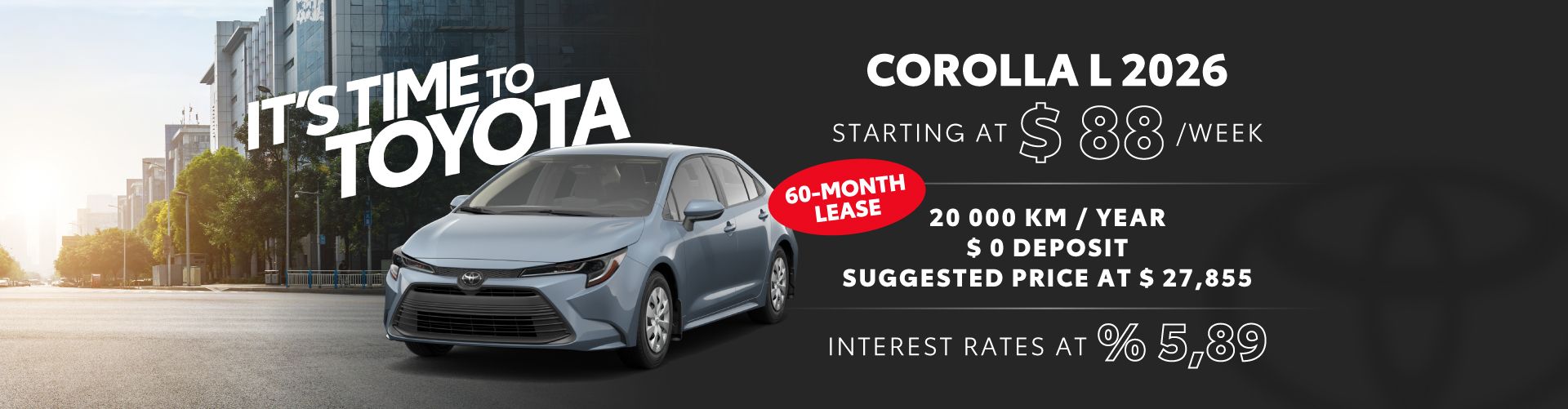 Corolla L 2026 Corolla L 2026