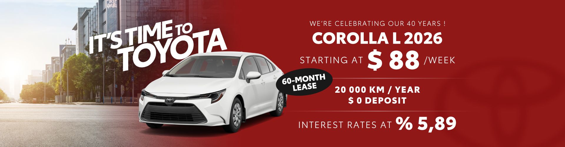 Corolla L 2026