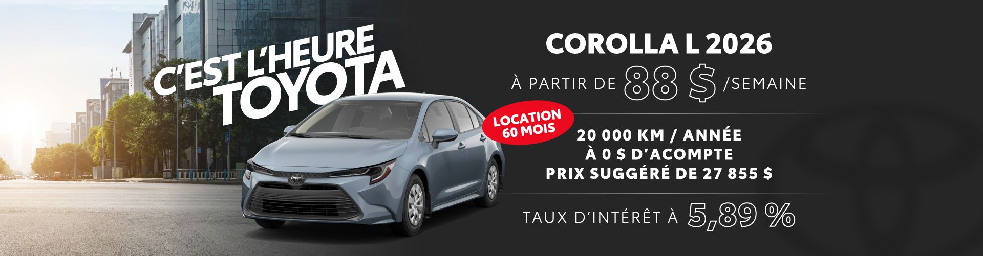 Corolla L 2026 Corolla L 2026