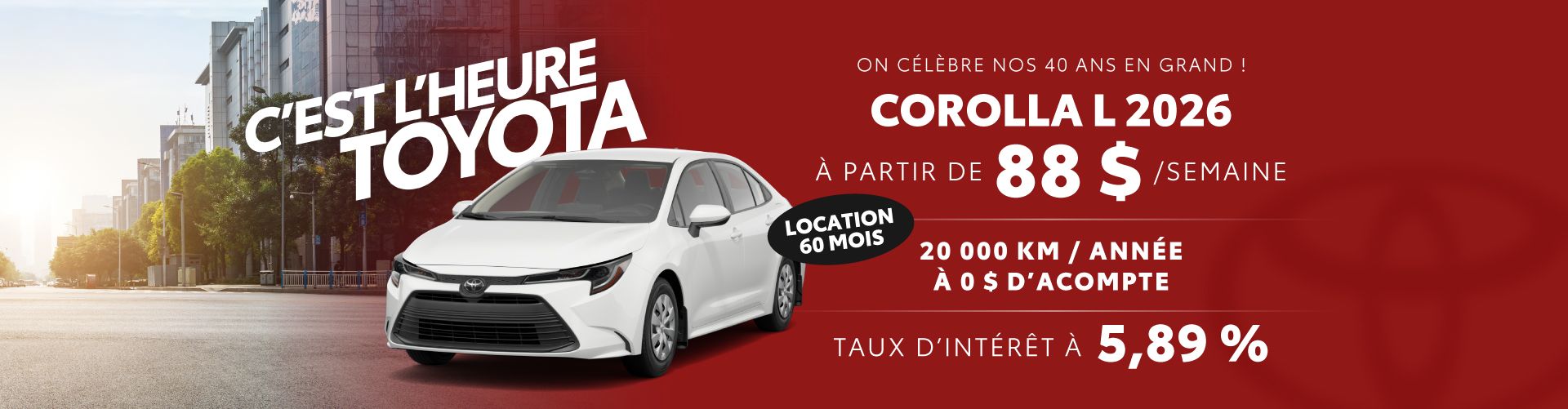 Corolla L 2026 Corolla L 2026