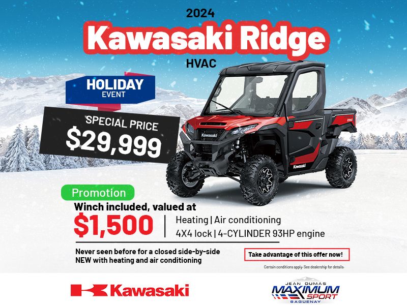 2024 Kawasaki RIDGE HVAC