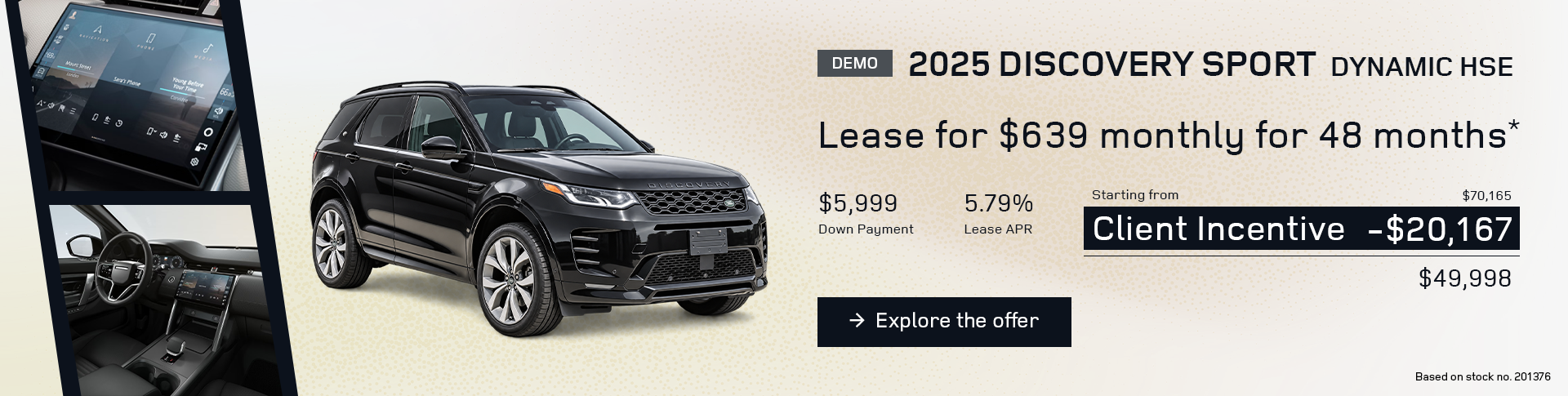 Lease a 2025 Discovery Sport Dynamic HSE for $639 monthly*