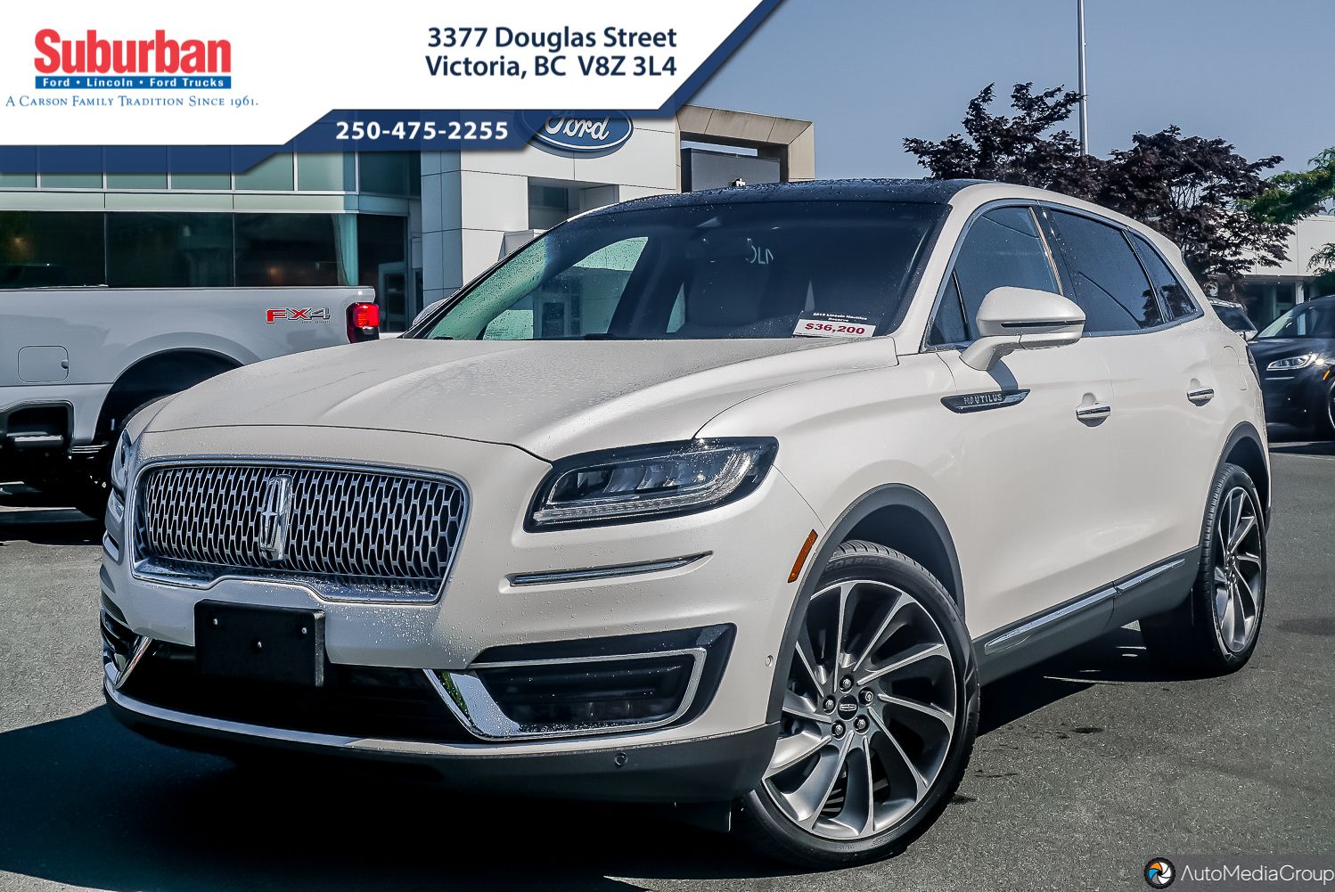 Own this 2019 Lincoln Nautilus Reserve AWD for $132 weekly*