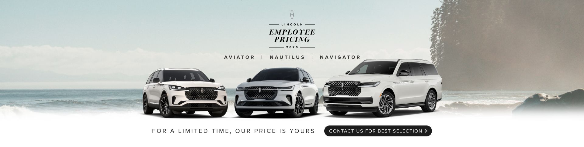Lincoln Employee Pricing is on now