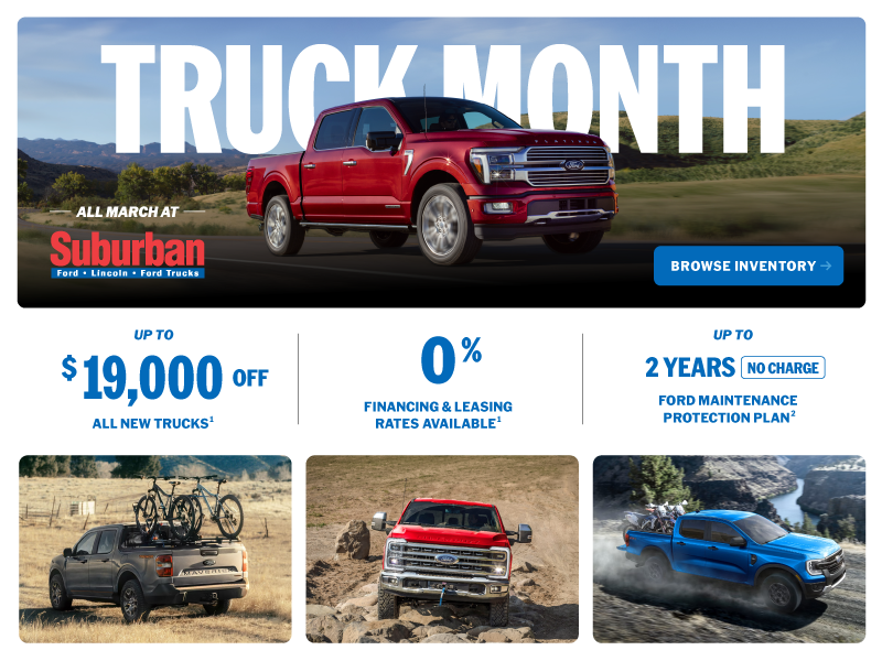 Truck Month: Save up to $19,000 off All New Trucks*