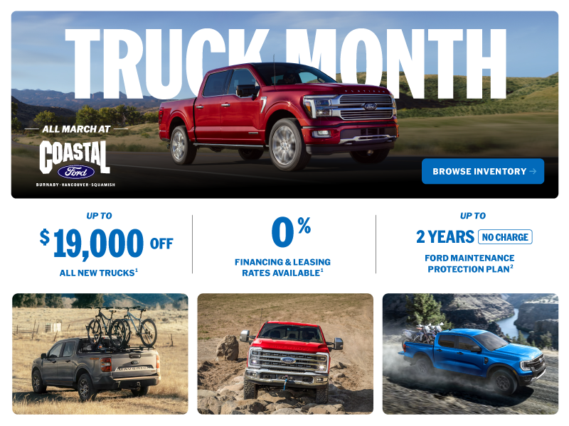 Truck Month: Save up to $19,000 off All New Trucks*