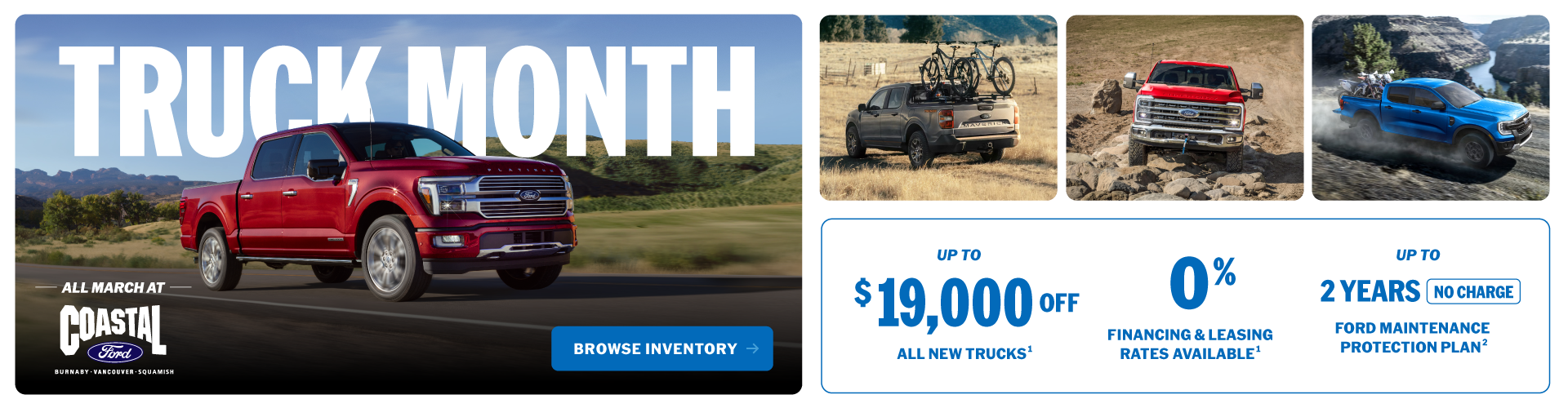Truck Month: Save up to $19,000 off All New Trucks*