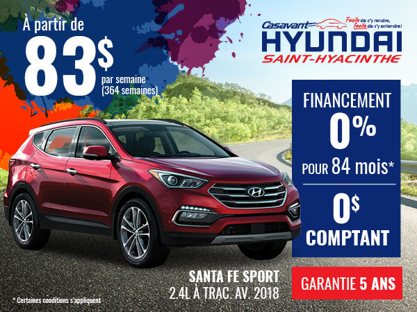 Santa Fe Sport 2018 2.4L à trac. avant