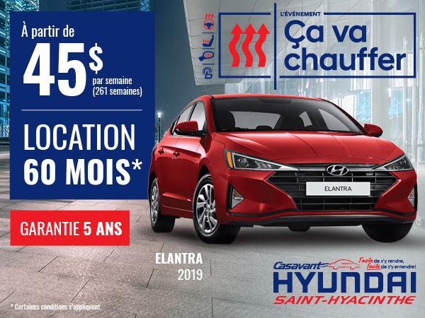 Elantra 2019 Essential manuelle