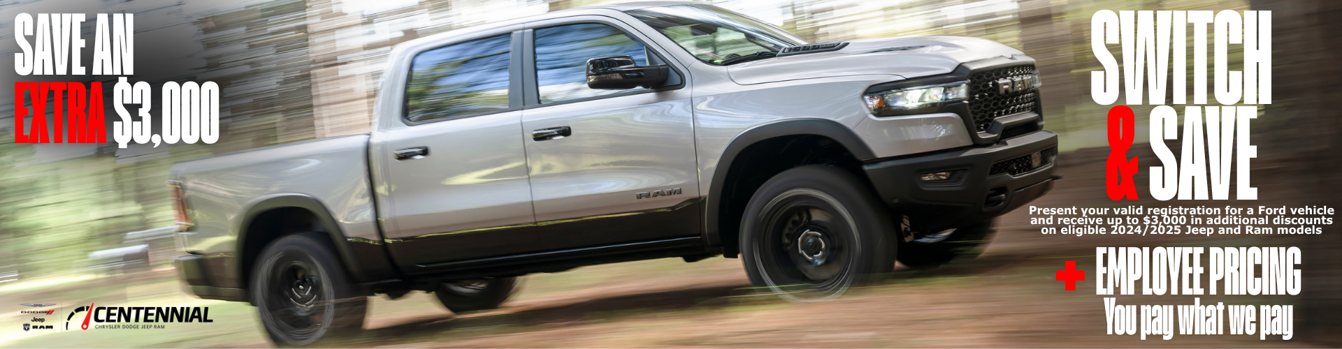 Switch & Save Jeep RAM Switch & Save Jeep RAM