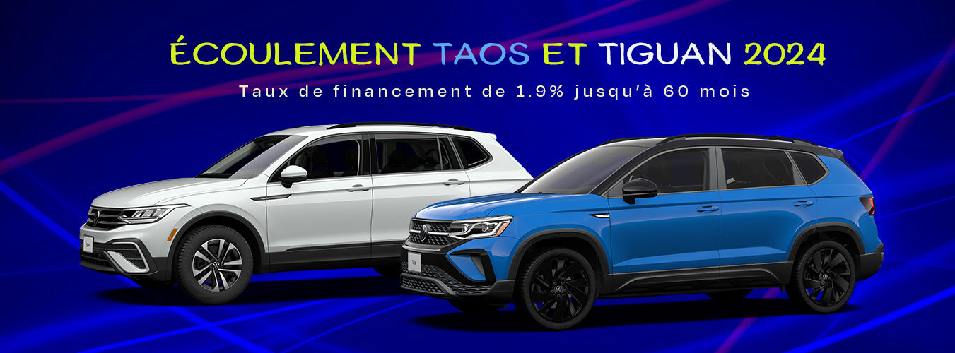 Taos et Tiguan