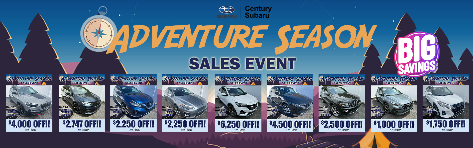 Adventure Season Sales Event