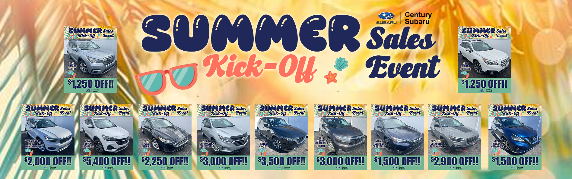 summer kick off sales event