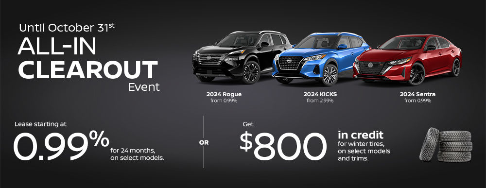 Nissan All-In Clearout Event