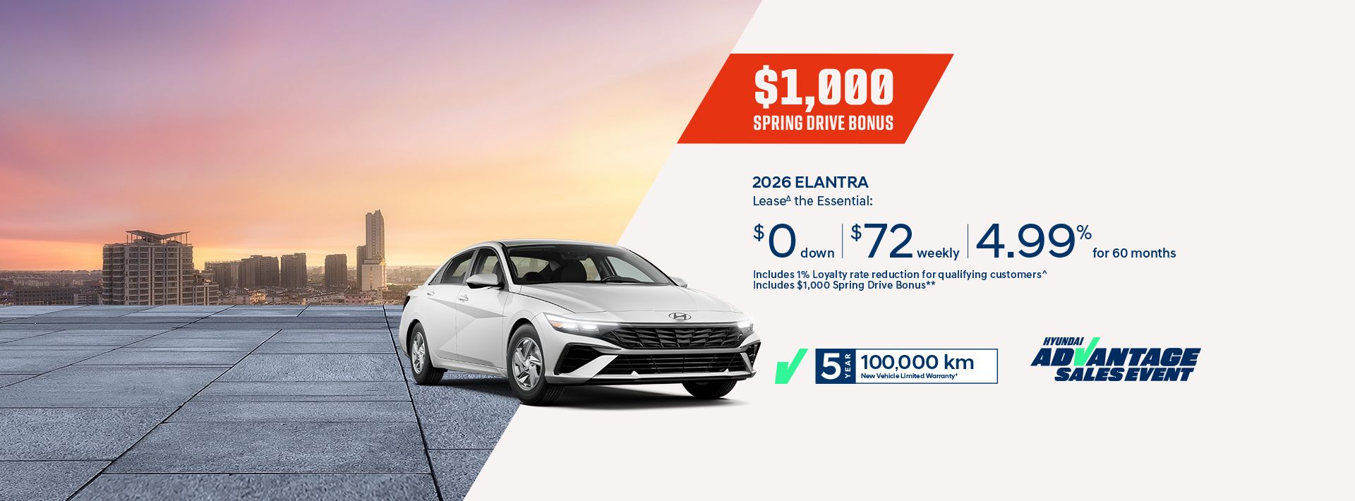 Hyundai Advantage Sales Event