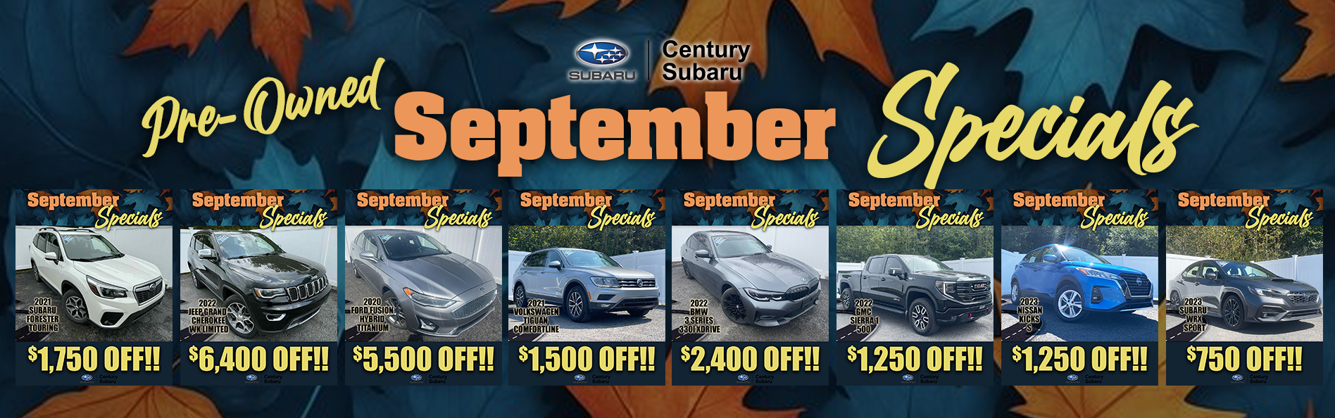 Summer Send-Off Sales Event at Century Subaru