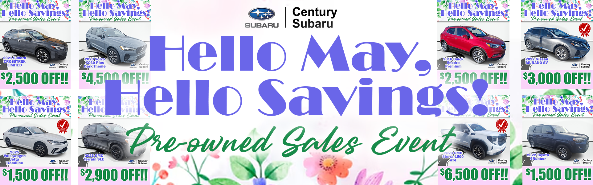 Hello May, Hello Savings