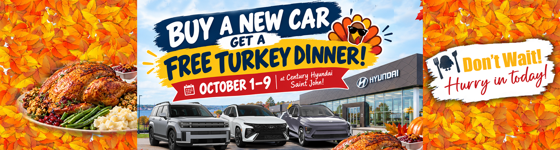 Free Turkey Dinner! Free Turkey Dinner!