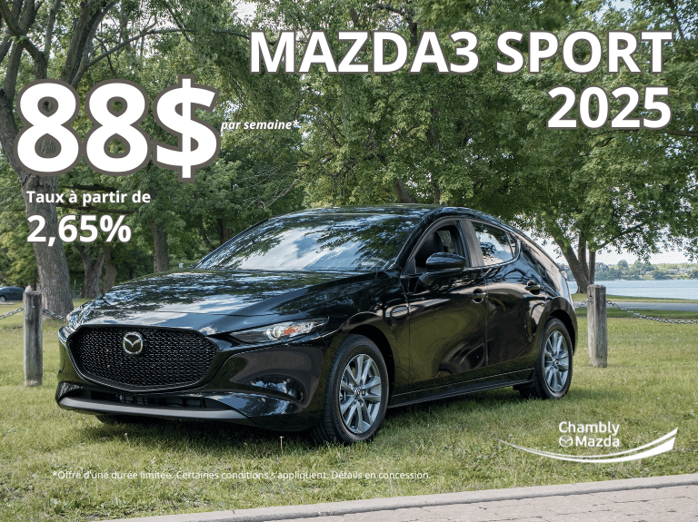 MAZDA3 SPORT Sept 2025