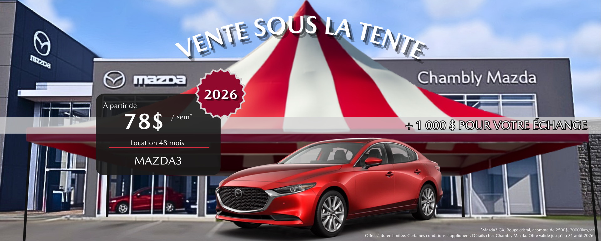 MAZDA3 AOUT 2026